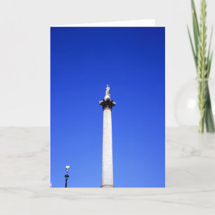 Nelson's Column London Dankeskarte