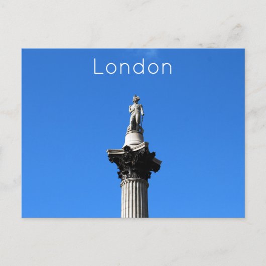 Nelson's Column, London Postcard Postkarte (Vorderseite)
