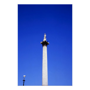 Nelson's Column London Poster