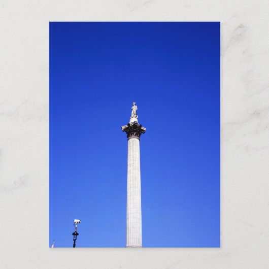Nelson's Column London Postkarte (Vorderseite)