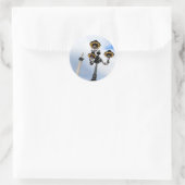 Nelson's Column London Runder Aufkleber (Tasche)