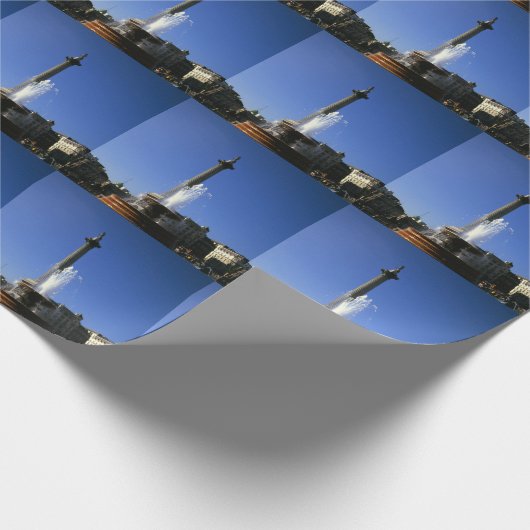Nelsons Column Trafalgar Square Geschenkpapier (Ecke)