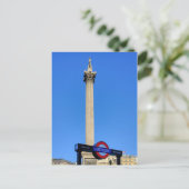Nelson's Column Trafalgar Square, London UK Postkarte (Stehend Vorderseite)