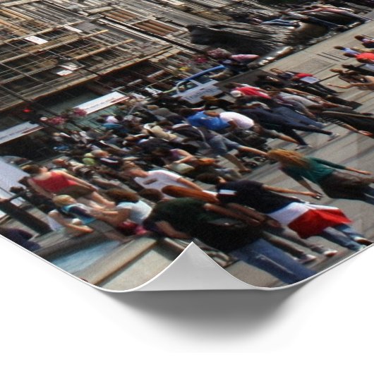 Nelson's Column, Trafalgar Square Poster (Ecke)