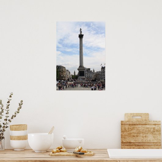 Nelson's Column, Trafalgar Square Poster (Küche)