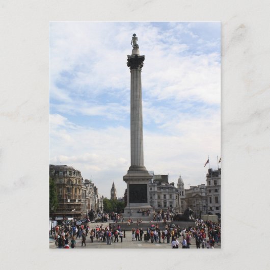 Nelson's Column, Trafalgar Square Postkarte (Vorderseite)
