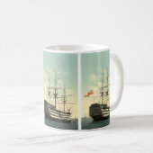 Nelsons HMS-Sieg Kaffeetasse (VorderseiteRechts)