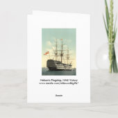 Nelsons HMS Victory Karte (Rückseite)