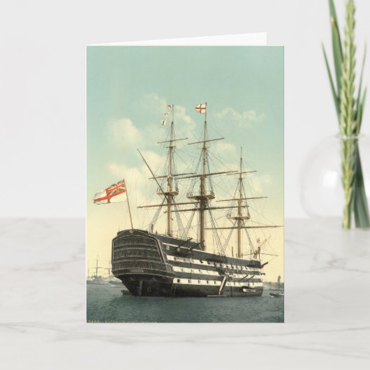 Nelsons HMS Victory Karte (Vorderseite)