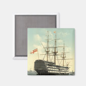 Nelsons HMS Victory Magnet (Vorderseite/Rückseite)