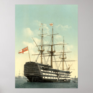 Nelsons HMS Victory Poster