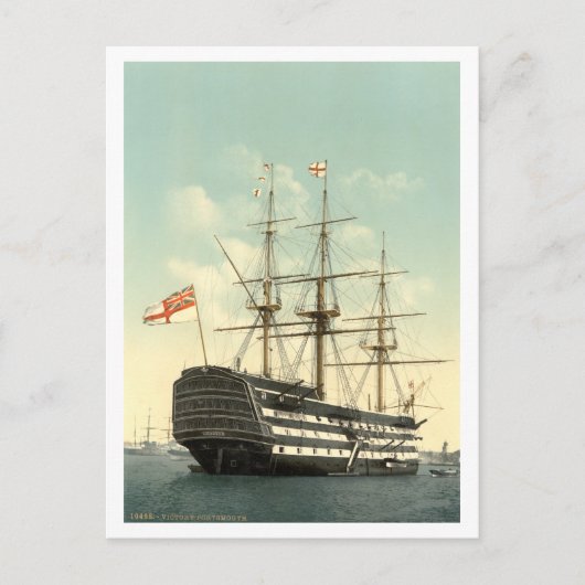 Nelsons HMS Victory Postkarte (Vorderseite)
