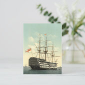 Nelsons HMS Victory Postkarte (Stehend Vorderseite)