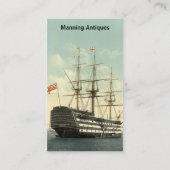 Nelsons HMS Victory Visitenkarte (Rückseite)