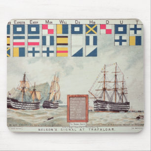 Nelsons Signal bei Trafalgar Mousepad