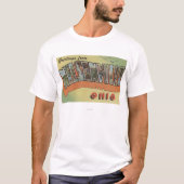 Nelsonville, Ohio - große Buchstabe-Szenen T-Shirt (Vorderseite)