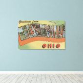 Nelsonville, Ohio - Große Buchstabenszenen Leinwanddruck (Insitu (Holzboden))