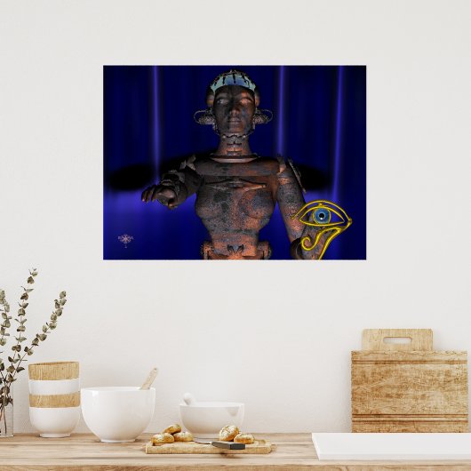 NEMEN / HYPER ANDROID MIT ANKH POSTER (Küche)