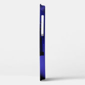 NEMEN/HYPER ANDROID, Monogramm der blauen Science  Case-Mate iPhone Hülle (Rückseite / Links)