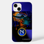 NEMEN/HYPER ANDROID, Monogramm der blauen Science Case-Mate iPhone Hülle (Rückseite)