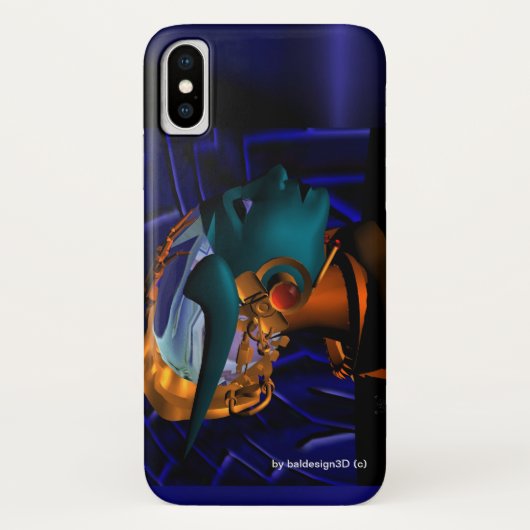 NEMEN / HYPER ANDROID PORTRAIT Case-Mate iPhone HÜLLE (Rückseite)