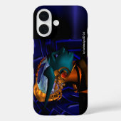 NEMEN / HYPER ANDROID PORTRAIT Case-Mate iPhone HÜLLE (Rückseite)