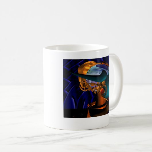 NEMEN / HYPER ANDROID PORTRAIT KAFFEETASSE (VorderseiteRechts)