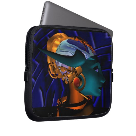 NEMEN / HYPER ANDROID PORTRAIT LAPTOPSCHUTZHÜLLE (Vorne Rechts)