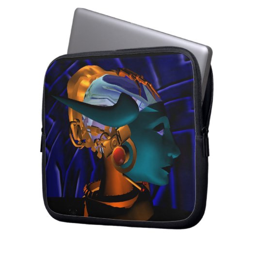 NEMEN / HYPER ANDROID PORTRAIT LAPTOPSCHUTZHÜLLE (Vorderseite Links)