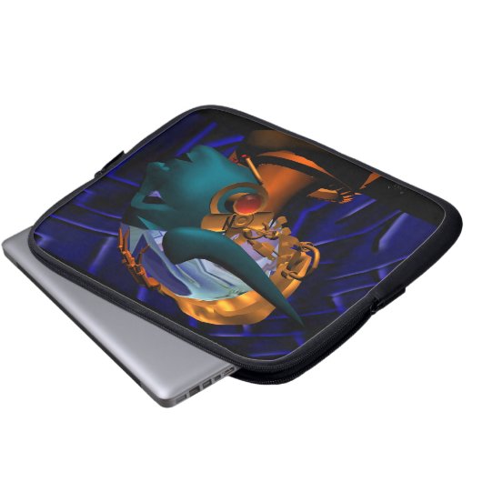 NEMEN / HYPER ANDROID PORTRAIT LAPTOPSCHUTZHÜLLE (Vorne Knopf)