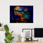 NEMEN / HYPER ANDROID PORTRAIT, Science Fiction Poster (Heimbüro)