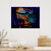 NEMEN / HYPER ANDROID PORTRAIT, Science Fiction Poster (Küche)