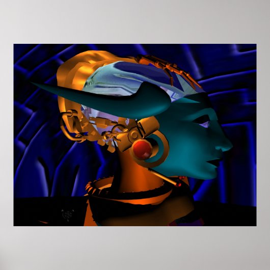 NEMEN / HYPER ANDROID PORTRAIT, Science Fiction Poster (Vorne)