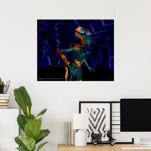 NEMEN / HYPER ANDROID POSTER (Heimbüro)