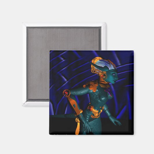 NEMEN / HYPER ANDROID, Science Fiction Magnet (Vorderseite/Rückseite)