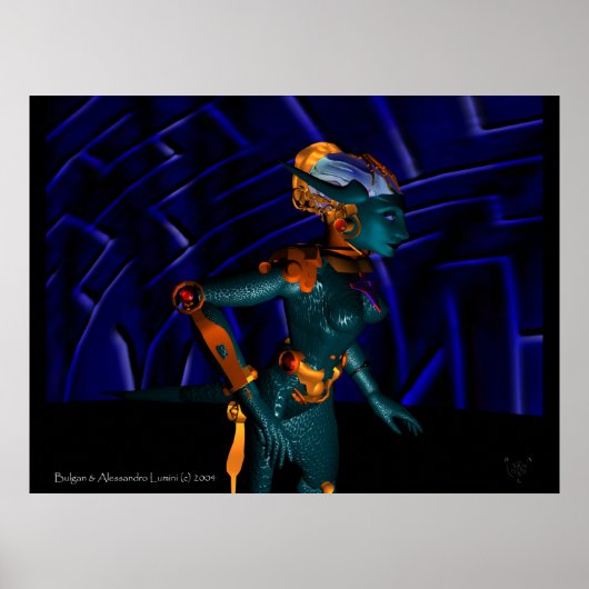 NEMEN / HYPER ANDROID, Science Fiction Poster (Vorne)