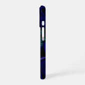 NEMES /HYPER ANDROID,Blaues Science-Fiction-Monogr iPhone 16 Hülle (Linke Seite)