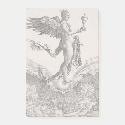 Nemesis Albrecht Durer Post-it Klebezettel (Vorderseite)