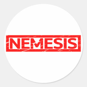 Nemesis Briefmarke Runder Aufkleber