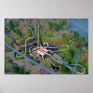 Nemesis Drone   Alton Towers Resort Poster