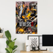 Nemesis - Ein Kaiju-Poster - Kunst von Matt Frank Poster (Heimbüro)