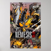 Nemesis - Ein Kaiju-Poster - Kunst von Matt Frank Poster (Vorne)
