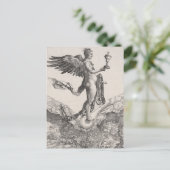 Nemesis, Gravur von Albrecht Durer Postkarte (Stehend Vorderseite)