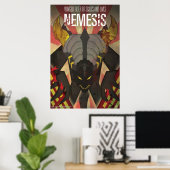 Nemesis Kaiju Poster - Kunst von James Biggie (Heimbüro)