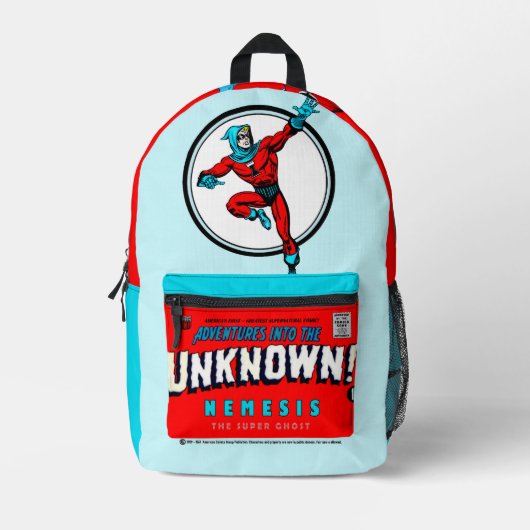 NEMESIS: the super ghost Comic Backpack  Bedruckter Rucksack (Vorderseite)