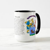 Nemeth Familien-Wappen Tasse (VorderseiteRechts)