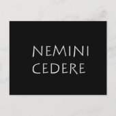Nemini cedere postkarte (Vorderseite)