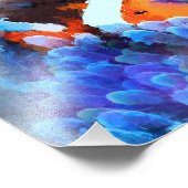 Nemo finden - Abstrakte Kunst unter Wasser Fotodruck (Ecke)