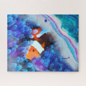 Nemo finden - Abstrakte Kunst unter Wasser Puzzle (Horizontal)
