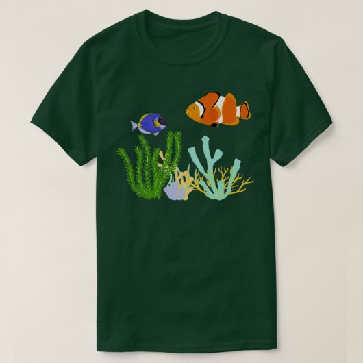 Nemo Fish Kingdom Nature Artwork T-Shirt (Design vorne)